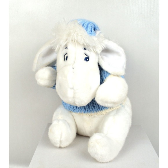 Disney Store Exclusive White Eeyore Winter Snowflake Removable Tail. - Picture 1 of 7